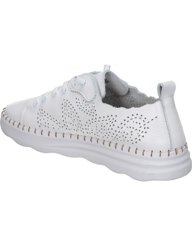 Zapatos de piel para mujer THE HAPPY MONK Cadiz 001 blanco