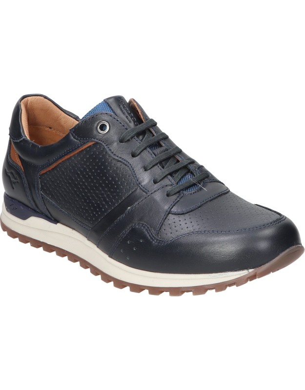 Zapatos de piel para hombre KANGAROOS 843-14 azul marino