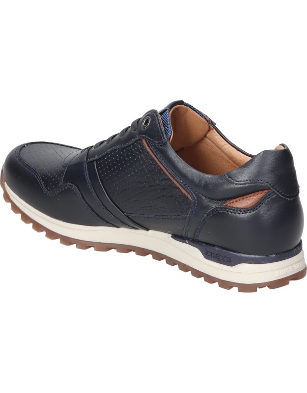 Zapatos de piel para hombre KANGAROOS 843-14 azul marino