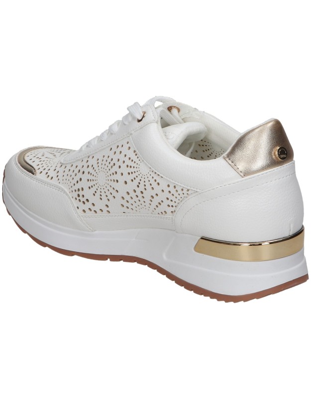 Zapatos para mujer CHK10 Serena 24 blanco y dorado