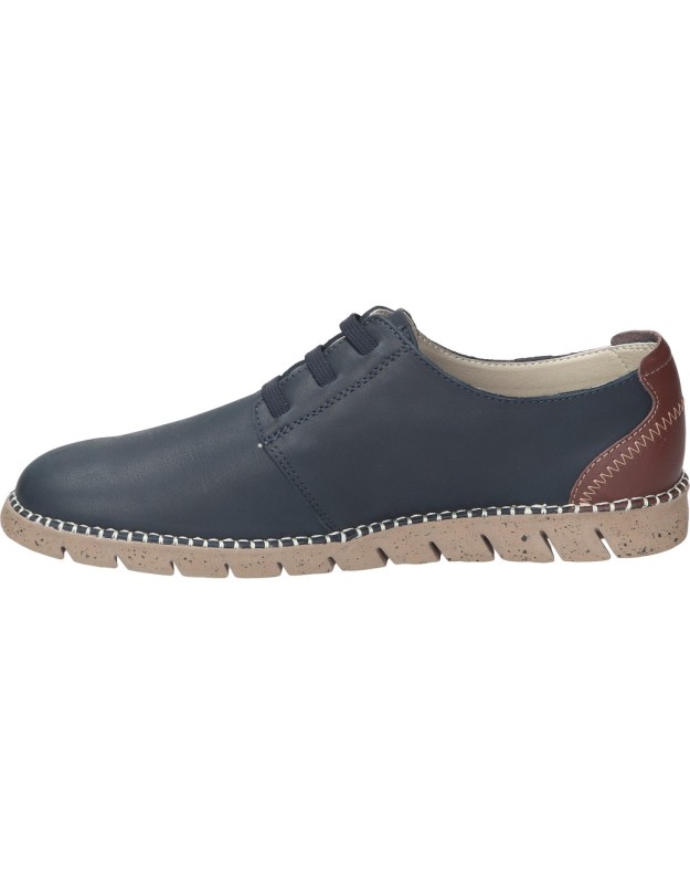 Zapatos de piel para hombre CALLAGHAN 43200 azul marino