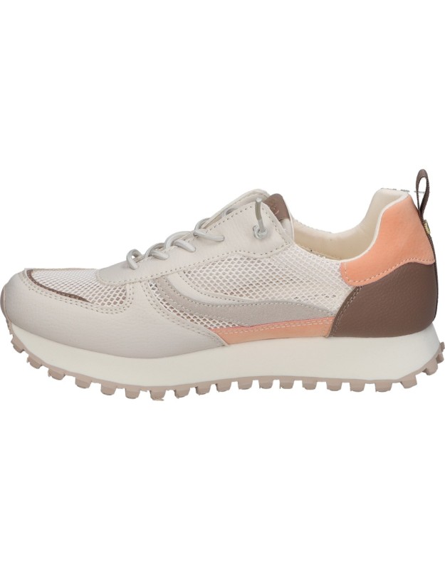 Zapatillas para moda joven CHIKA10 Click 09 beige y coral