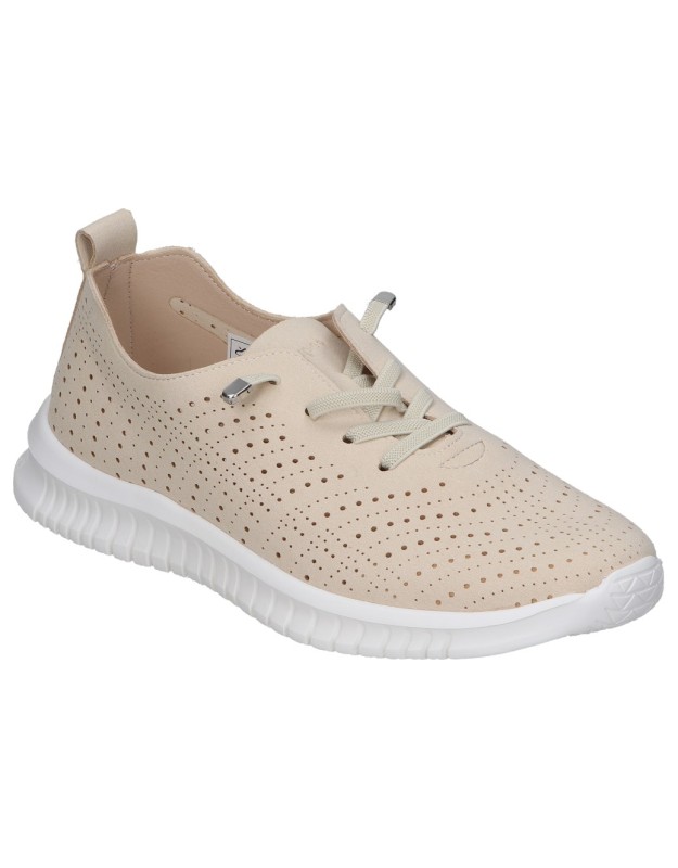 Zapatos planos para mujer AMARPIES AOG28352 beige