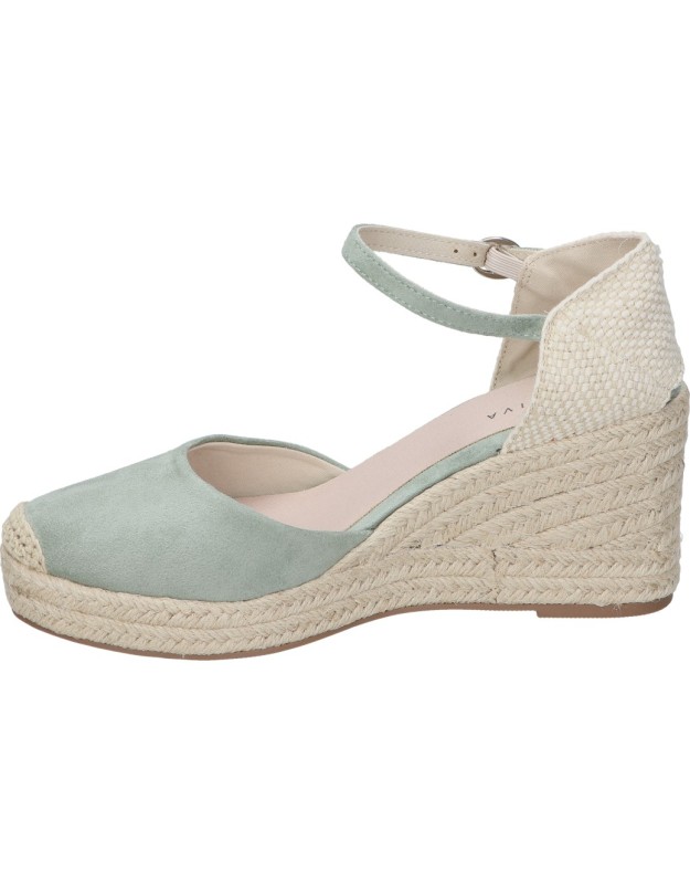 Alpargatas con cuña para mujer SKYDIVA Vibes verde