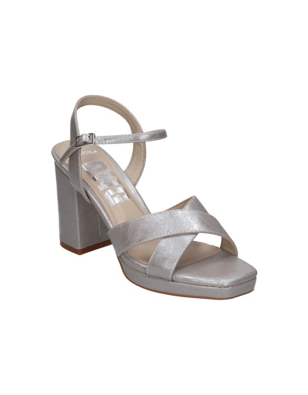 Sandalias de tacón para mujer D'ANGELA DDN28286 dorado