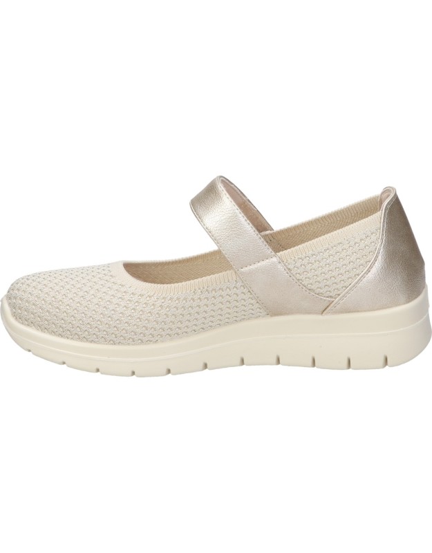 Zapatos con cuña para mujer AMARPIES AMD28398 color platino