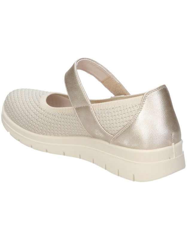 Zapatos con cuña para mujer AMARPIES AMD28398 color platino