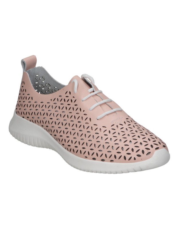 Zapatos cómodo de mujer NYREX 539j749 color rosa