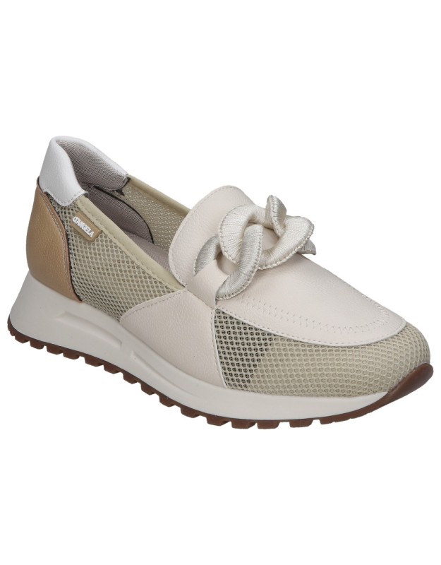 Zapato mocasín beige D'Angela DLH28002