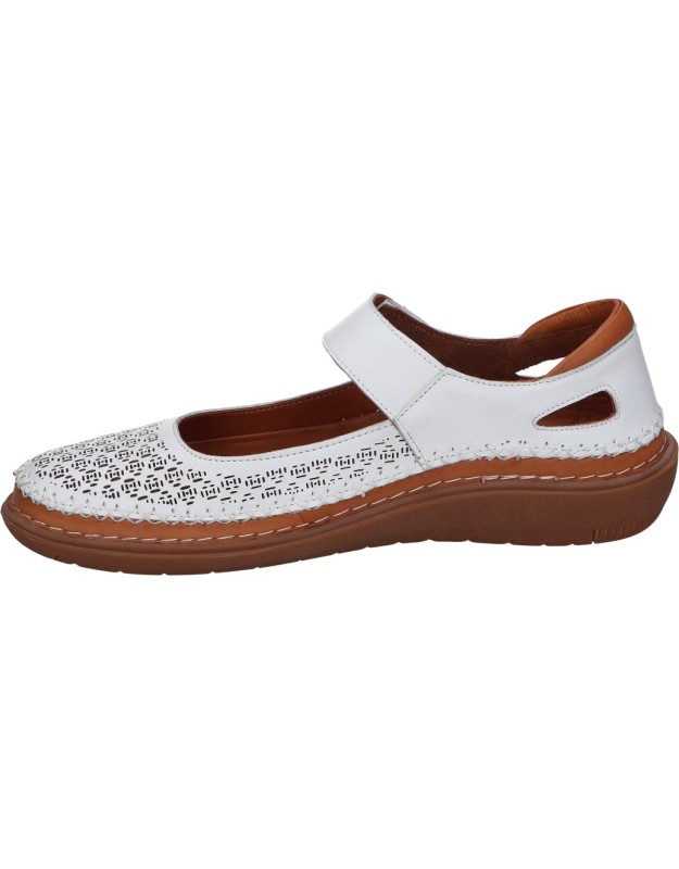 Zapatos para mujer ERASE WONDY 090.100 blanco