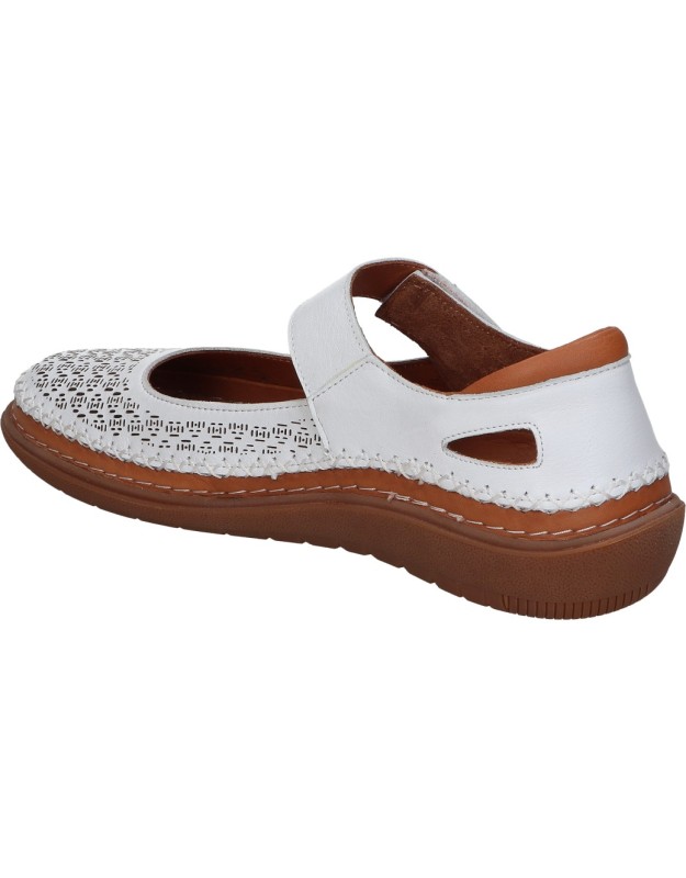 Zapatos para mujer ERASE WONDY 090.100 blanco