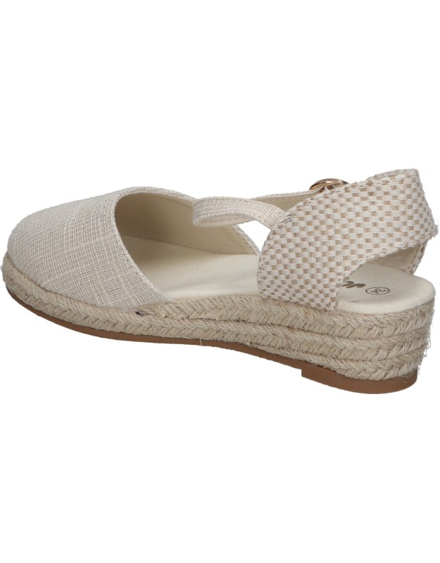 Alpargatas con cuña JUPIFLY 7000 en beige para mujer