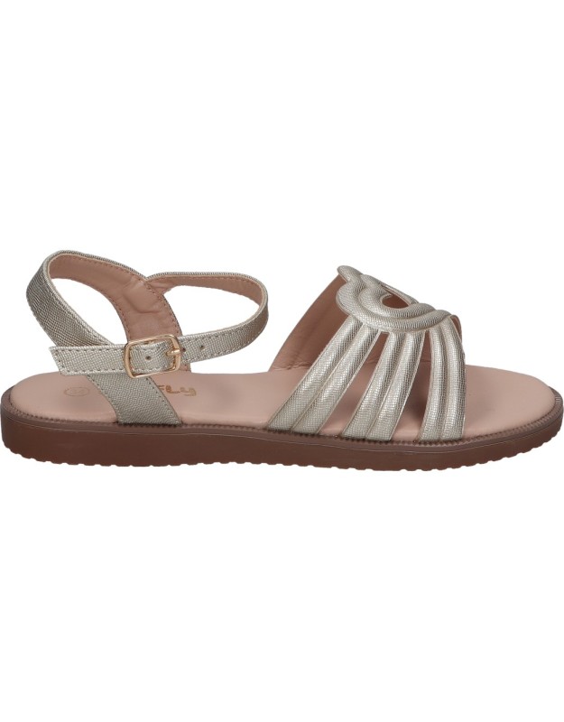 sandalias jupifly 7018 oro para nina 31