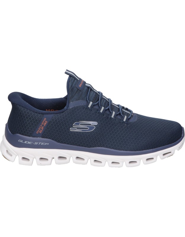 skechers azul 233010-nvy zapatillas para hombre 44