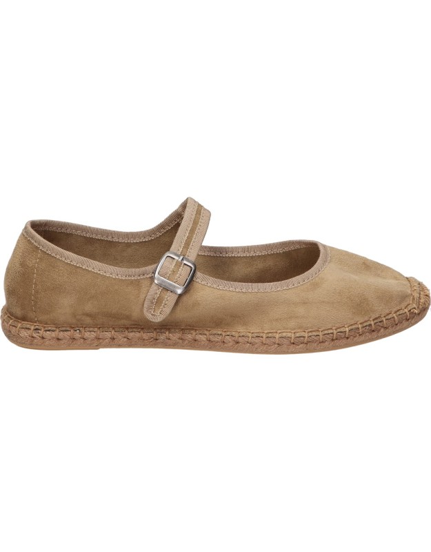 Zapatos planos para mujer SKYDIVA LA-QUE-SO color camel