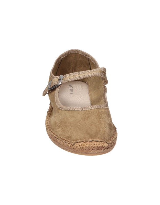 Zapatos planos para mujer SKYDIVA LA-QUE-SO color camel