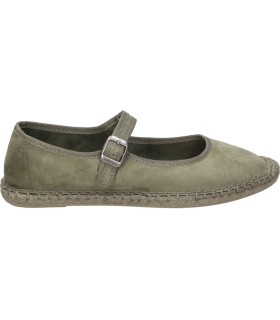 Zapatos planos para mujer SKYDIVA LA-QUE-SO verde khaki