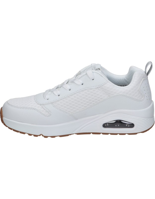 Zapatillas para mujer de cuña SKECHERS 403667l-wht en blanco