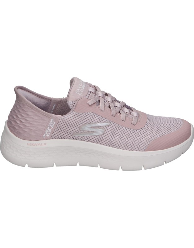 Zapatillas Skechers Go Walk Flex Grand Entry rosas