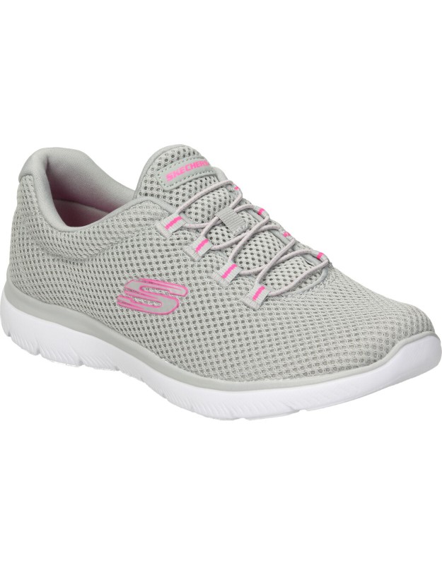 Zapatillas para mujer plana SKECHERS 12985-gyhp en rosa