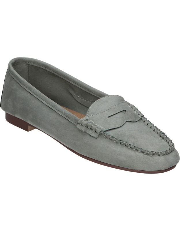 Zapatos mocasines para mujer SKYDIVA NPC verde