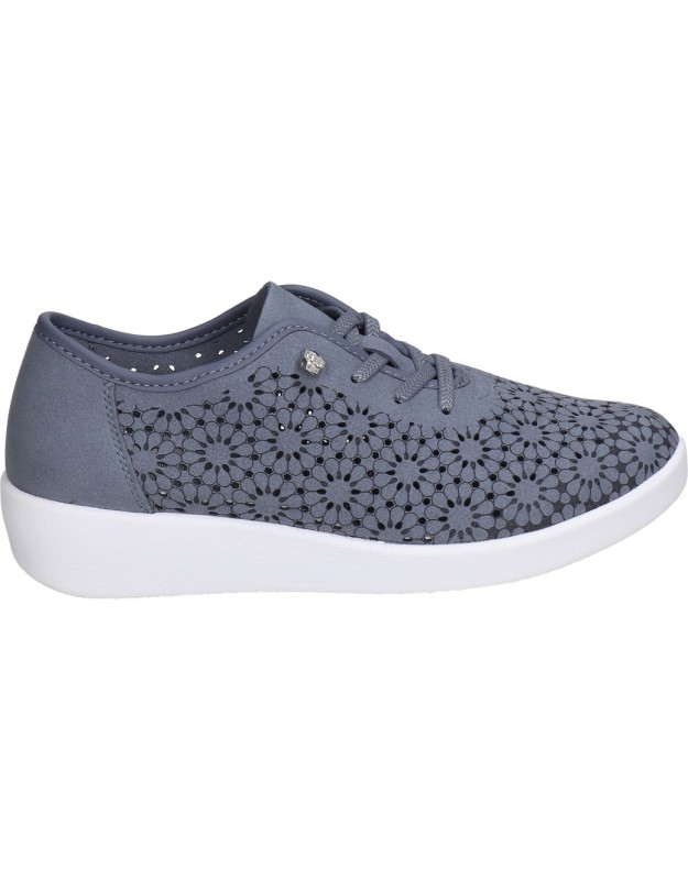 zapatos casual de mujer doctor cutillas 38472 color azul 37