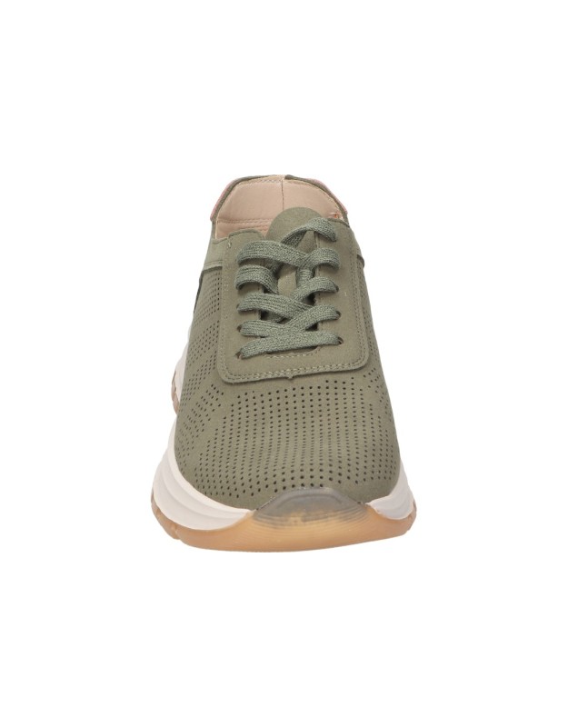 Zapatillas para hombre plataforma WALK & FLY al-9814 en verde