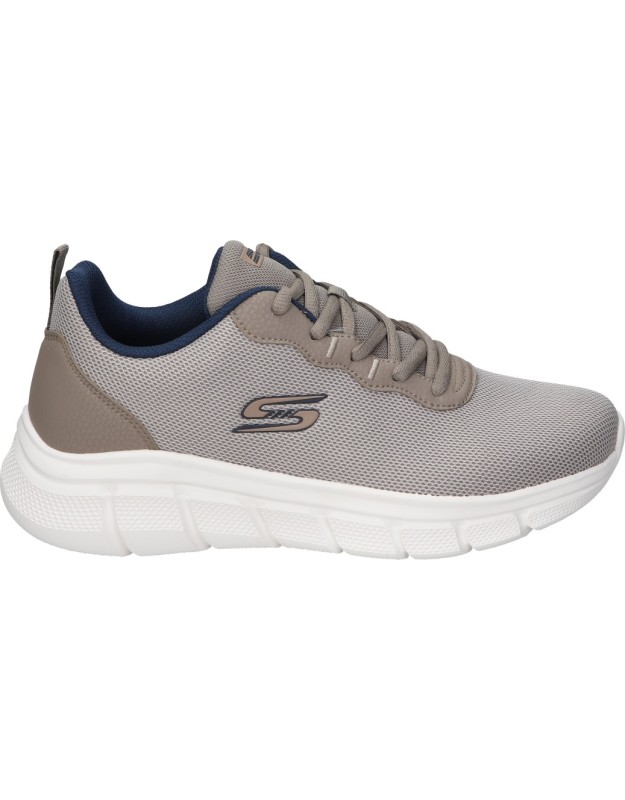Zapatillas para hombre SKECHERS BOBS Sport B Flex Icy Edge 118109-TPE color taupe
