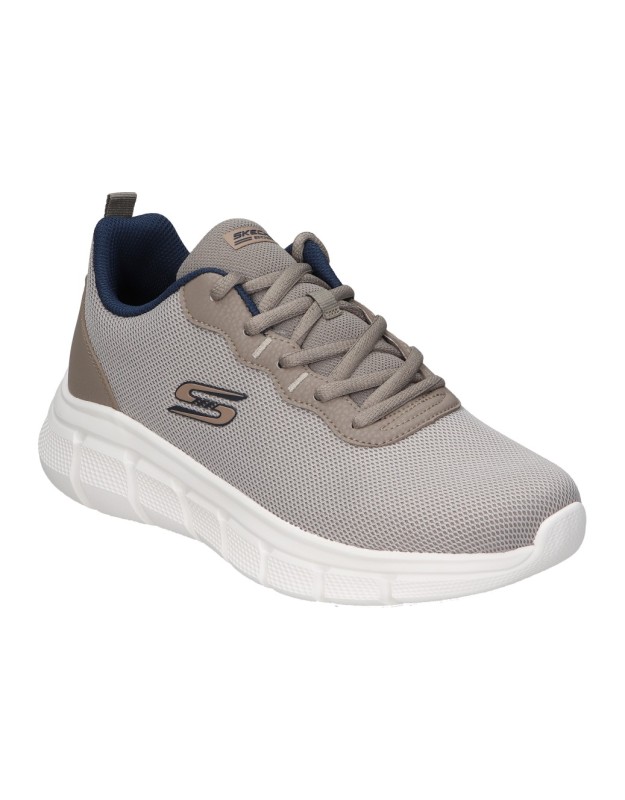 Zapatillas para hombre SKECHERS BOBS Sport B Flex Icy Edge 118109-TPE color taupe