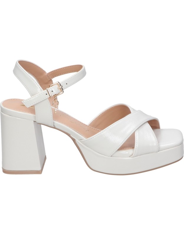 sandalias de tacon para mujer xti 142356 blanco 41