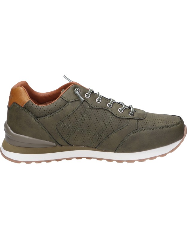 zapatos de piel para hombre bonaventure b405-6 verde caqui 44