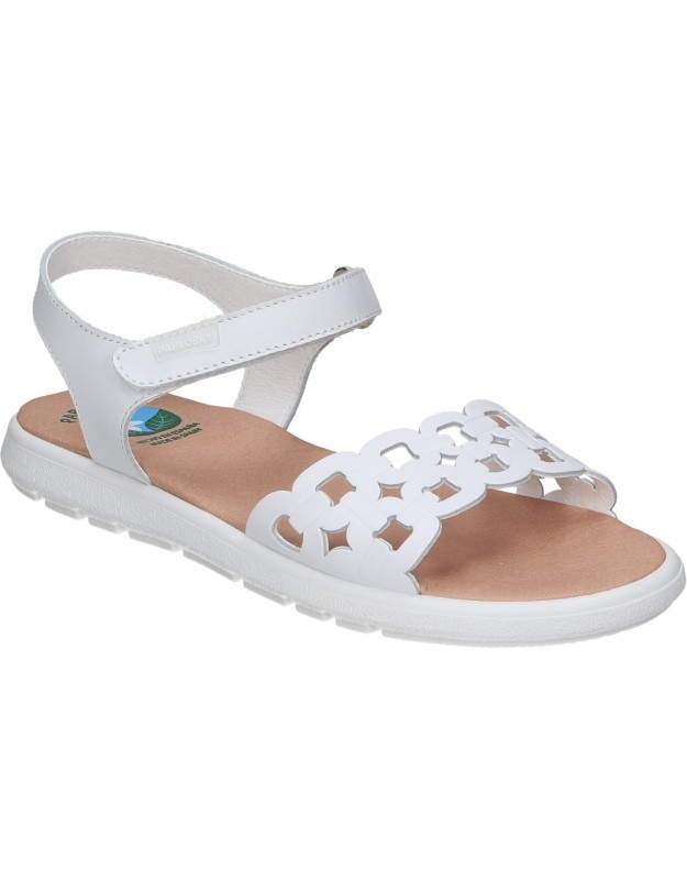 Sandalias para niña PABLOSKY Panda 441800 blanco