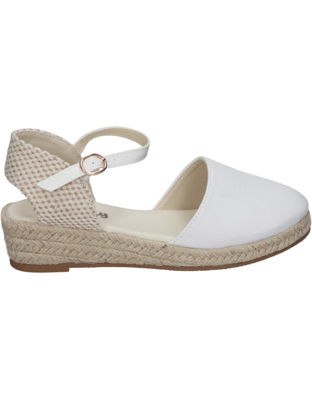 sandalias para mujer de cuna jupifly 7000 en blanco 36