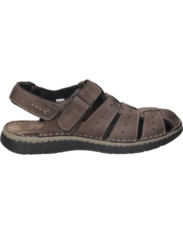 sandalias comodo de hombre walk  fly 21-17970 color marron 44