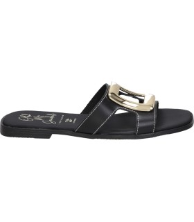 Sandalias planas para mujer LRK 5565 negro