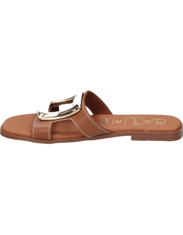 Sandalias planas para mujer LRK 5565 marrón