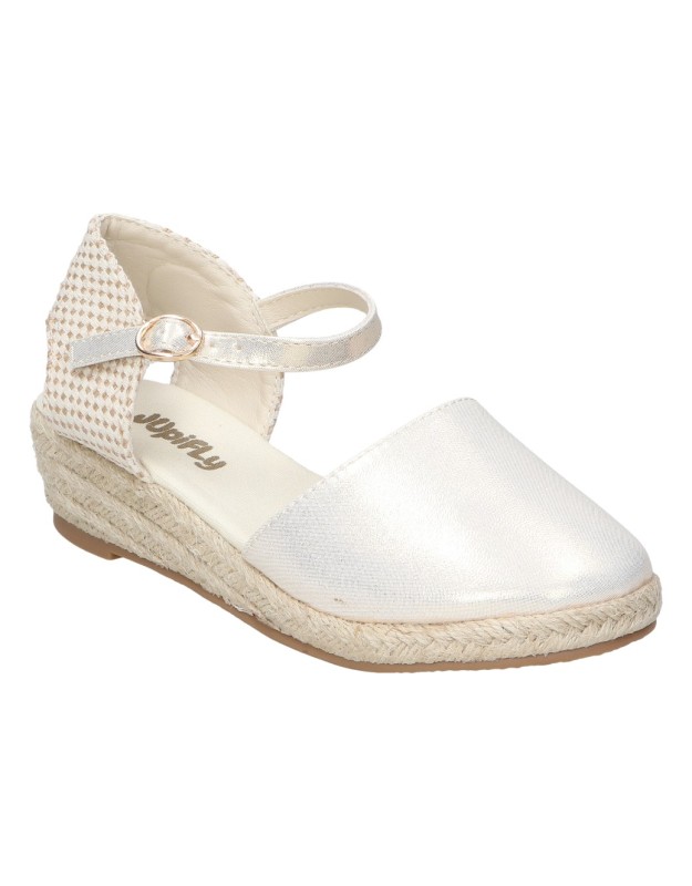 Sandalias con cuña doradas JUPIFLY 7000 para niña