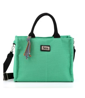 Bolso con asas verde SIMOSASTRE S1007