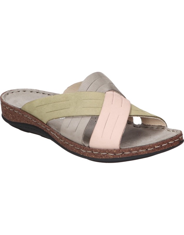 WALK & FLY verde 3861-45330 sandalias para mujer