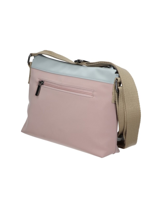 Bolso bandolera rosa con detalles TIGER RC2513