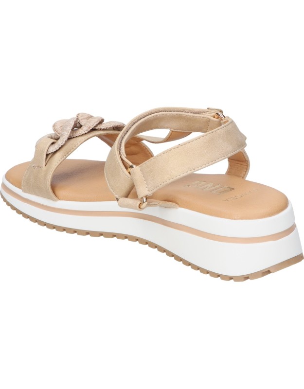 Sandalias con cuña camel D'Angela DKO28174