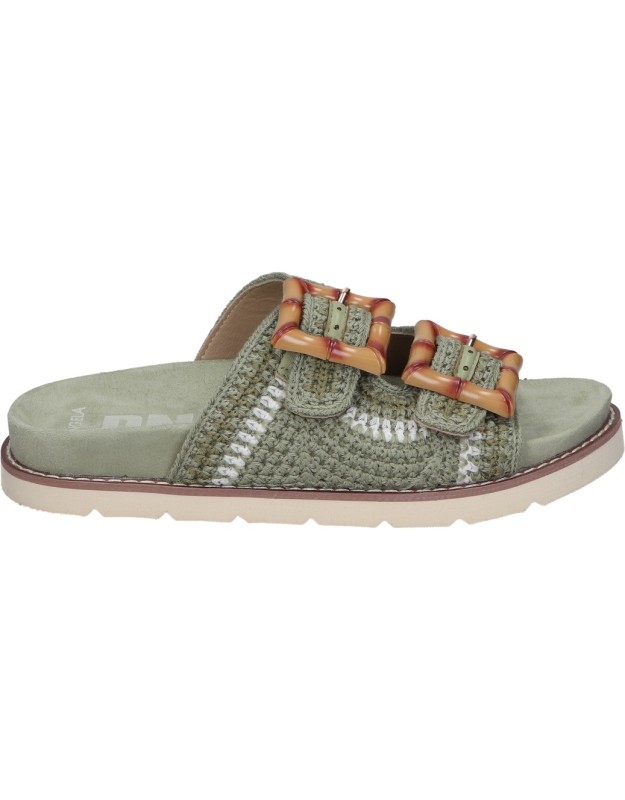 Sandalias para mujer D'ANGELA DHF28041 verde khaki