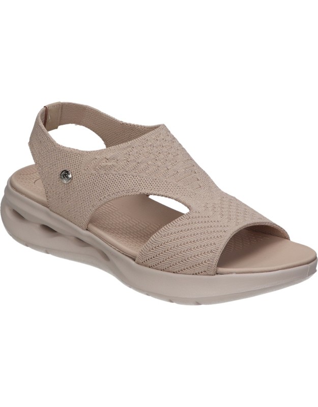 Sandalias con cuña para mujer AMARPIES ABZ28655 beige