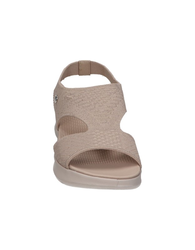 Sandalias con cuña para mujer AMARPIES ABZ28655 beige