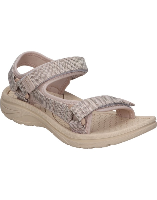 Sandalias planas para moda joven MUSTANG 60804 beige