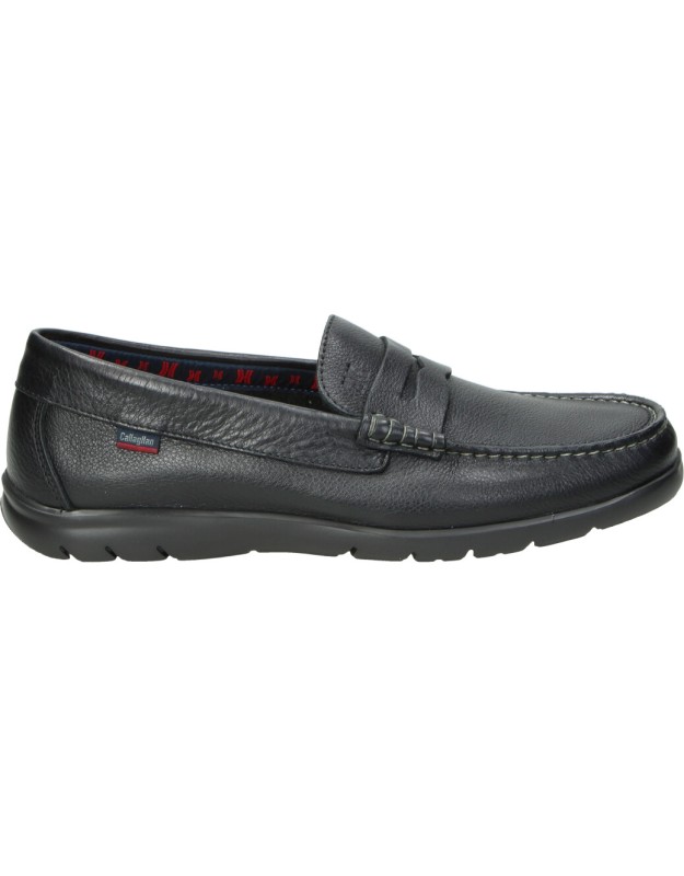 Zapatos mocasines de piel para hombre CALLAGHAN 18004 negro