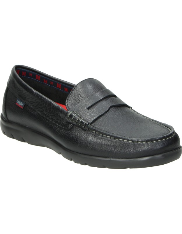Zapatos mocasines de piel para hombre CALLAGHAN 18004 negro