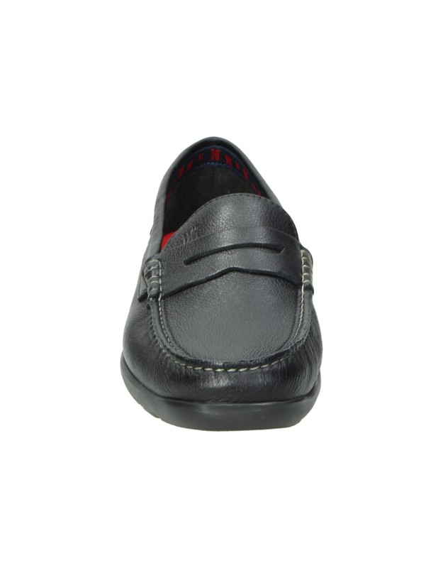 Zapatos mocasines de piel para hombre CALLAGHAN 18004 negro