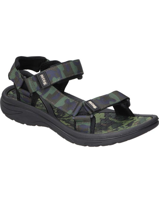 Sandalias verdes Mustang Solana 84660 para hombre