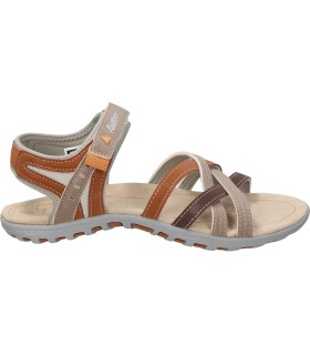 Sandalias para mujer plana NICOBOCO calery 25 en marrón